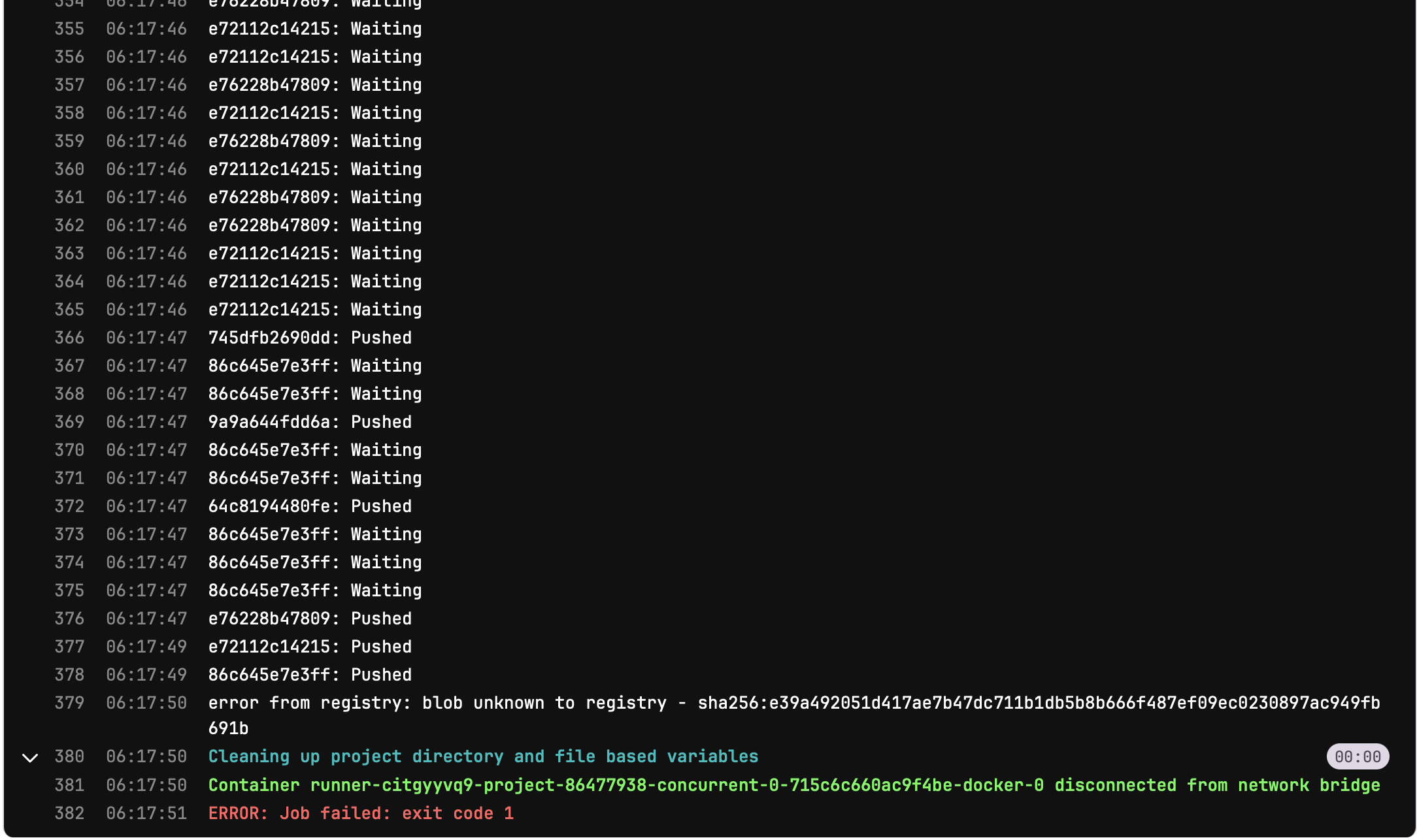 docker push в gitlab container registry